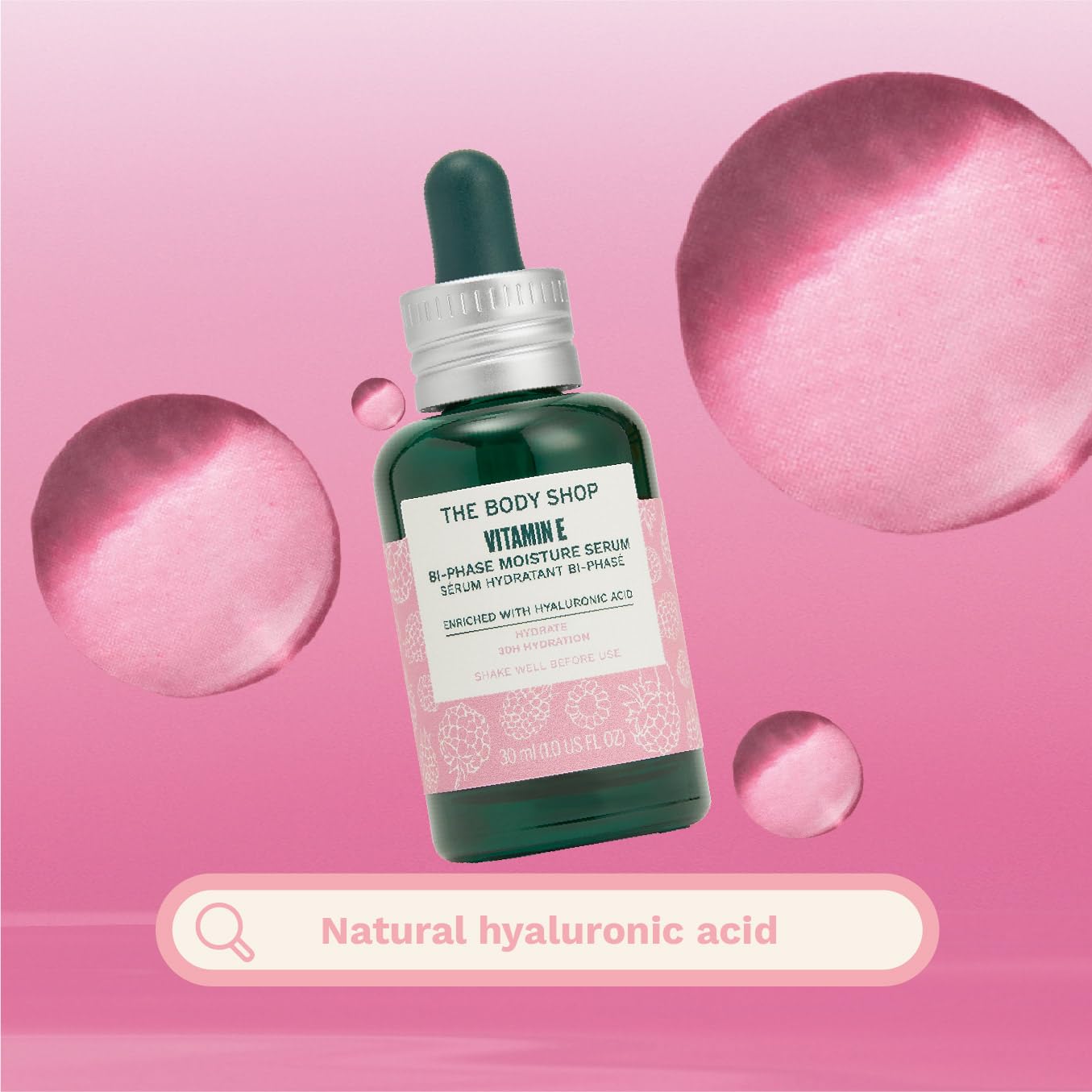 The Body Shop Vitamin E Bi-Phrase Serum - Hydration - 1 Fl Oz