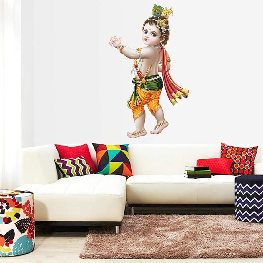 Rangoli White Glossy Vinyl Wall Sticker Premium Self-Adhesive Waterproof Parent-6 Design-25