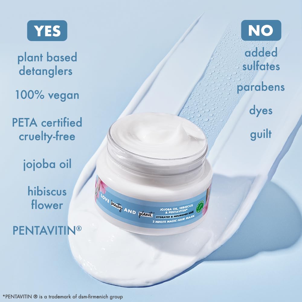Love Beauty & Planet Hydrate & Nourish Hair Mask200ML