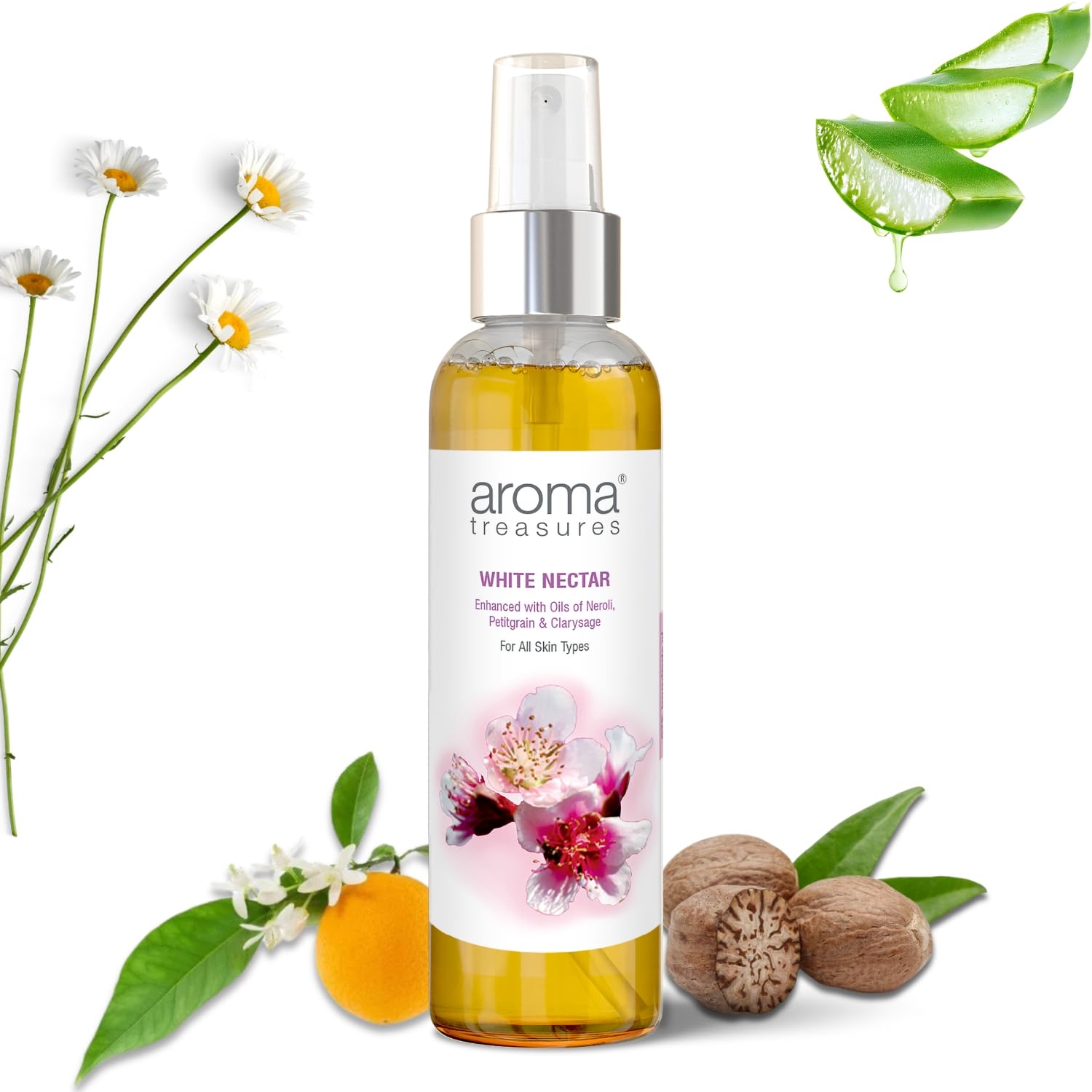 Aroma Treasures White Nectar for bright, healthy and glowing skin - 100ml