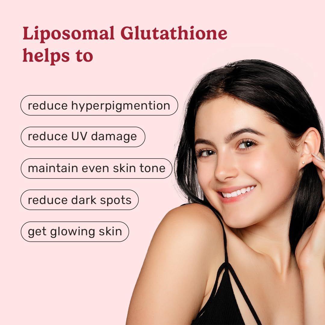 What's Up Wellness Gluta-Glow Gummies | Liposomal Glutathione Supplement with Vitamin C for Radiant Skin Tone | Depigmentation | Detoxification | 30 Days | Men & Women | No Added Sugar