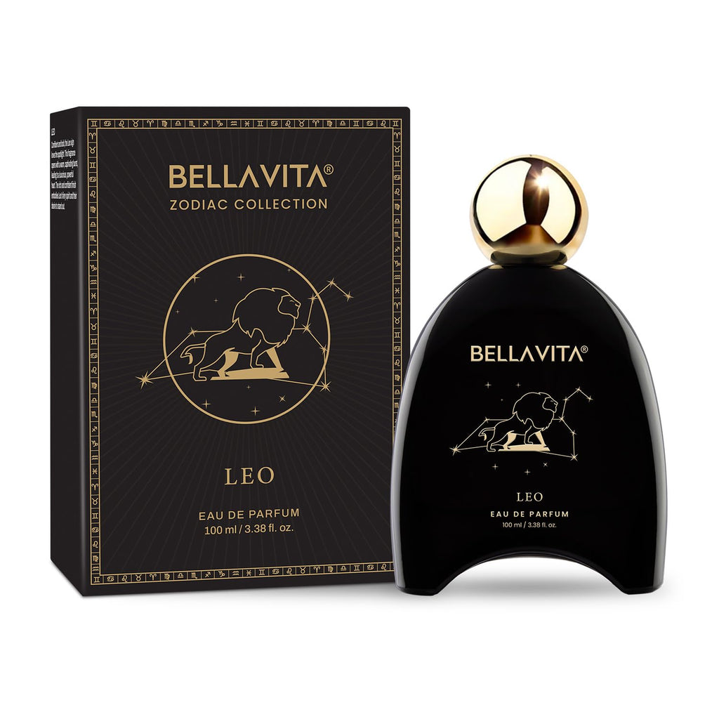 BELLAVITA Zodiac Collection Leo | Long Lasting Perfume for Man and Woman | EDP 100ml | Cinnamon, Cedarwood | Spicy, Woody & Vanilla Premium Unisex Fragrance for Men and Women