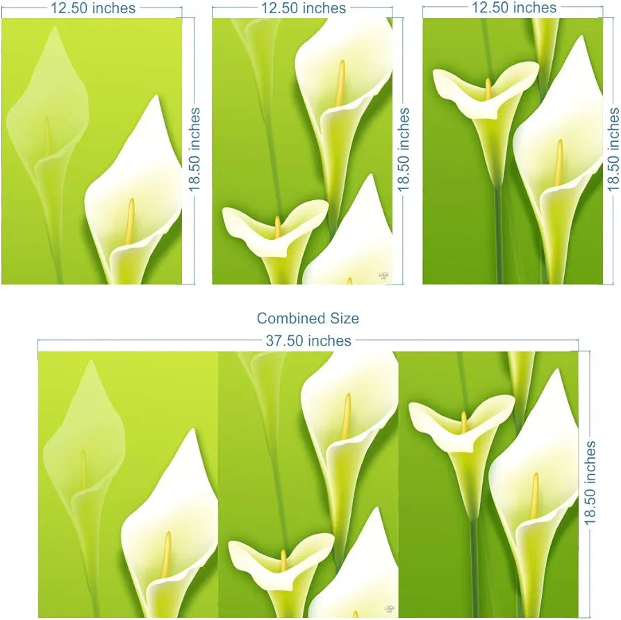 Rangoli MDF 3 Pcs Wall Poster 12x18 Inch Decorative Wall Art P-4 Design-11