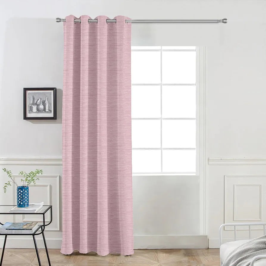 Divine Casa 7 Feet Blackout Door Curtain Premium Room Darkening Thermal Insulation & Noise Reduction Opaque Polyester (Pack of 1)