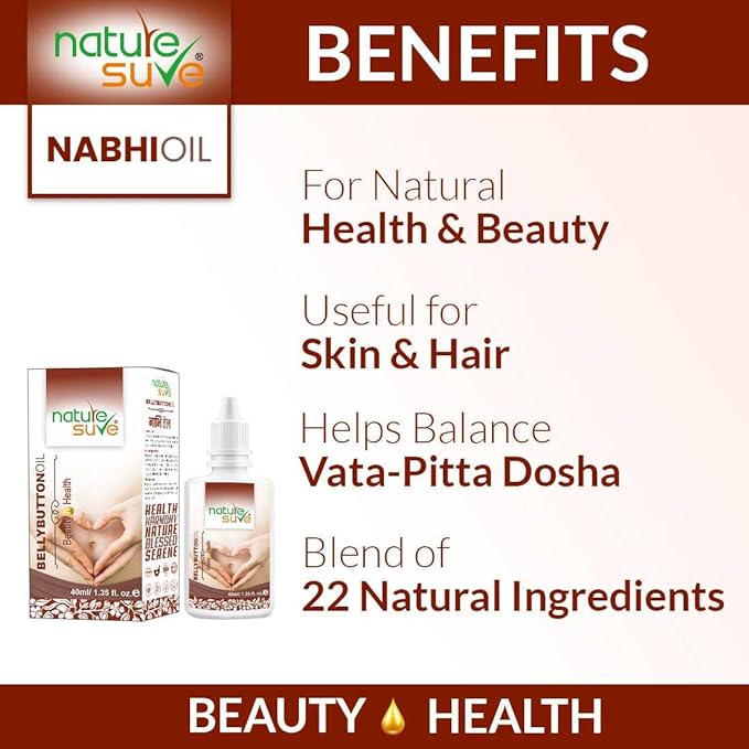 Nature Sure Belly Button Nabhi Oil - 40 ml