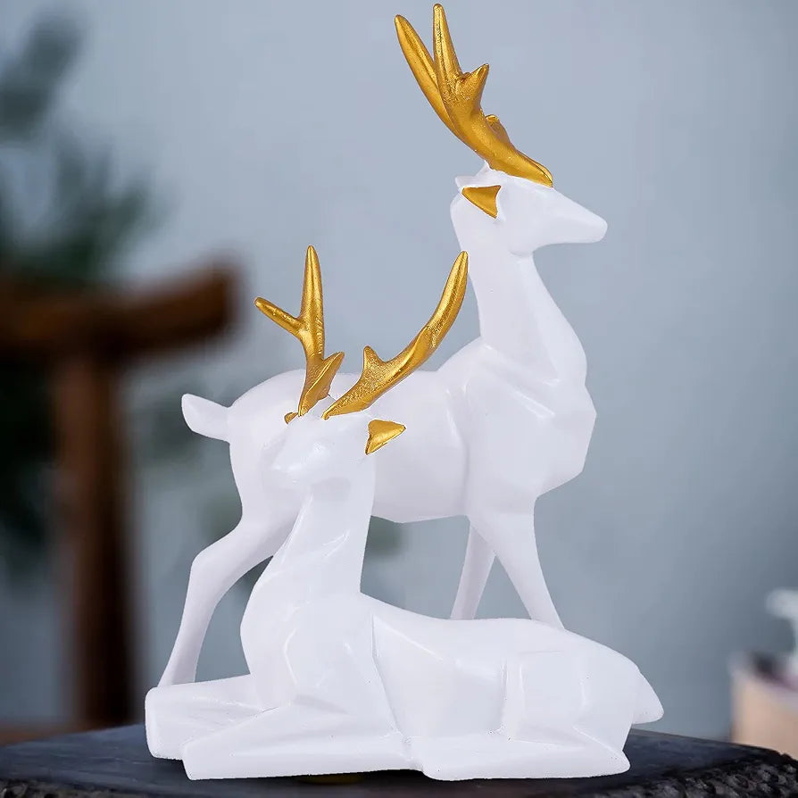 Zart Deer Home Decor showpiece