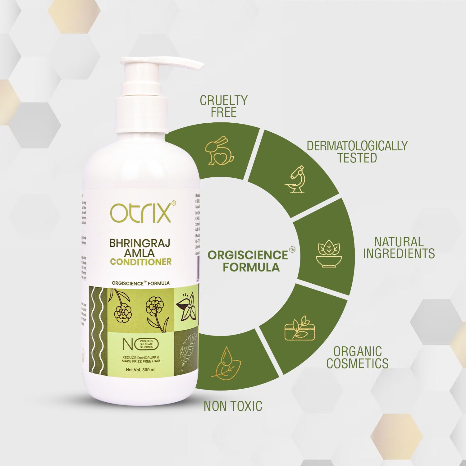 Otrix Bhringraj & Amla Hair Conditioner - 300 ml