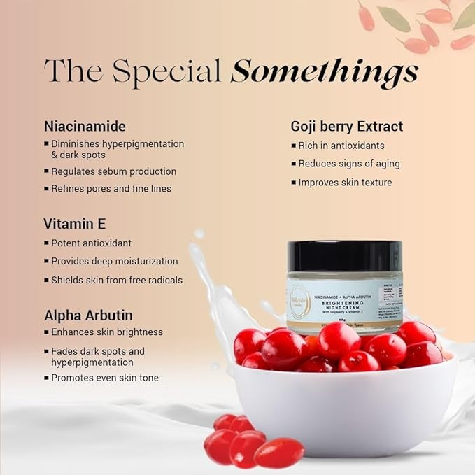 Muddy Water Brightening Night Cream - 50 gms