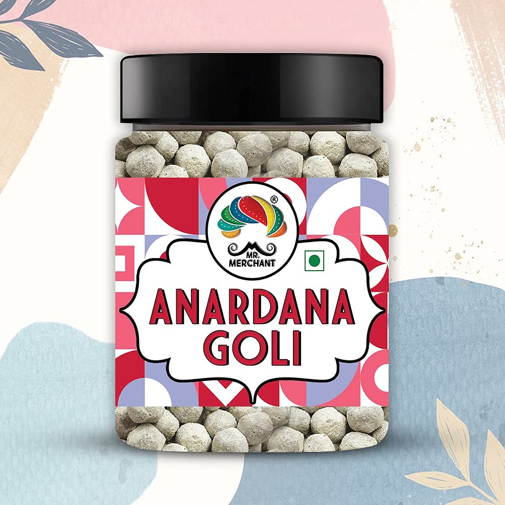 Mr. Merchant Pachak Anardana Goli Churan [Mouth Freshener, Digestive,After-Meal,Mukhwas](300 g (Jar))