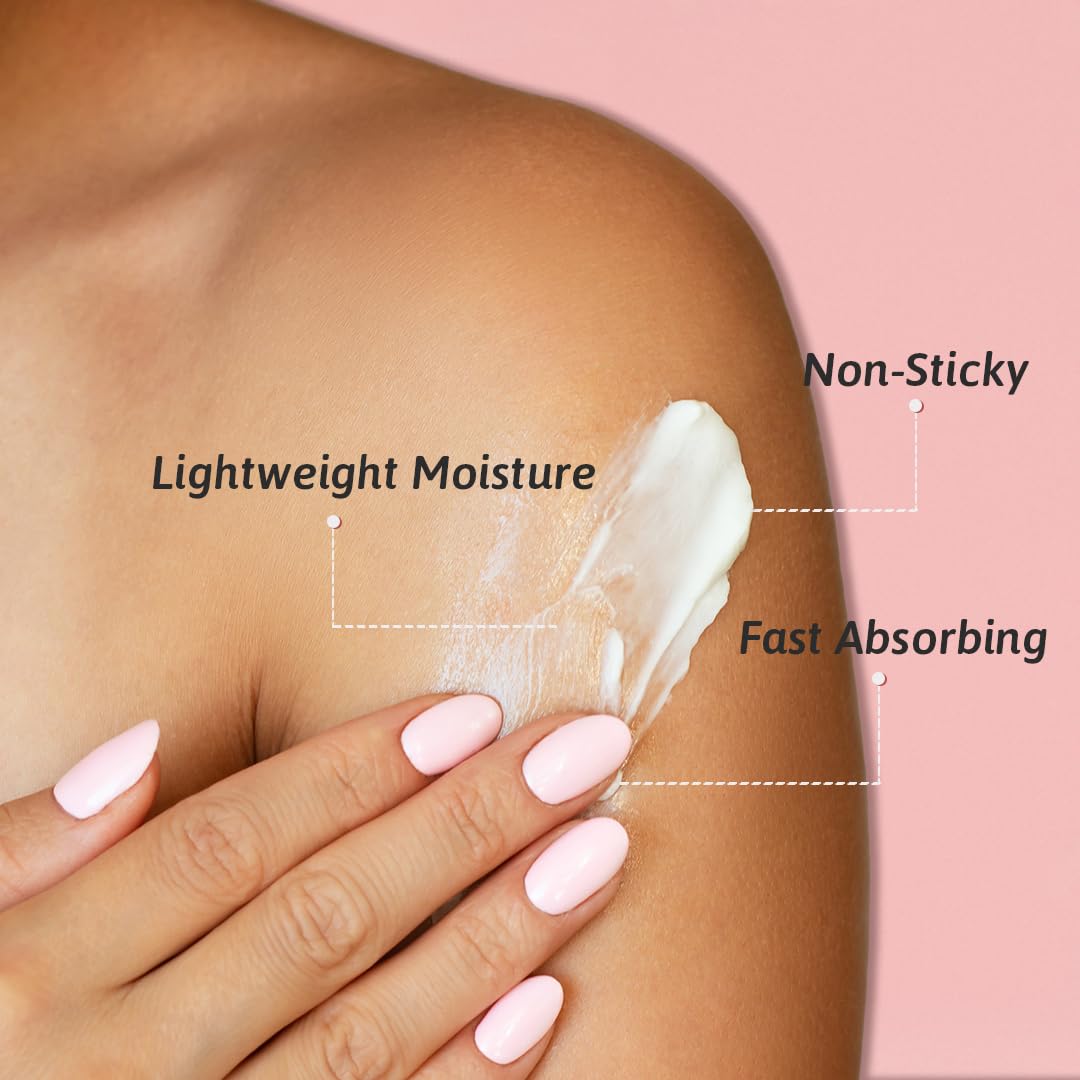 Glamveda Body Lotion with 2% Kojic Acid & Alpha Arbutin 200ml Pack of 1 | 24hr Deep Moisturizer for Dry Skin, Nourishes & Protect Skin | Remove Dark Spots, Pigmentation, Tan Removal | Non Greasy | All Skin Type