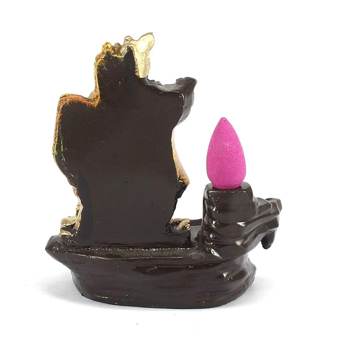 Ecraftindia Krishna Smoke Scented Backflow Cone Incenses | Orange