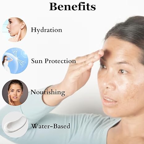 Dermistry Hyaluronic Acid Ultra Hydrating Sunscreen for Dry Skin UVA UVB PA+++ - 50 ml Each (Pack of 2)