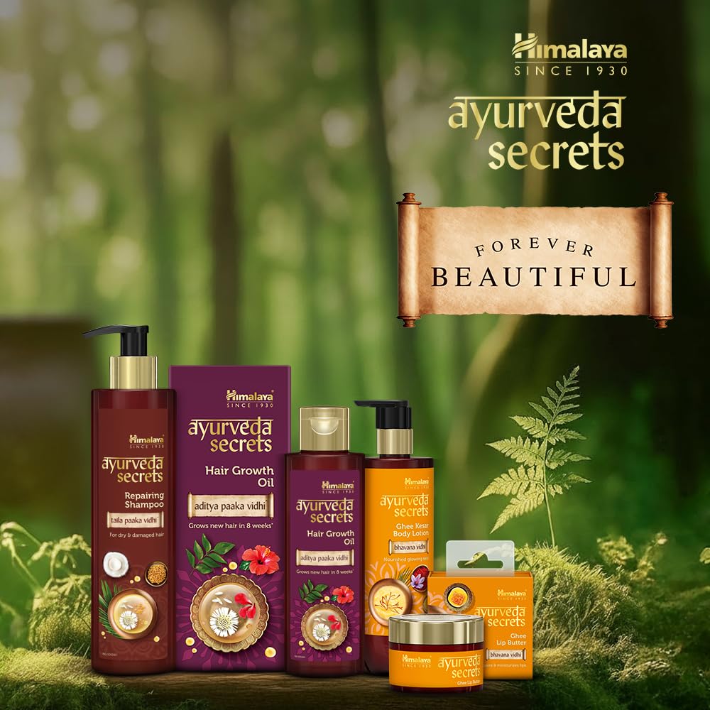 Himalaya Ayurveda Secrets Ghee Lip Butter 10gm | Paraben & Sulphate Free Lip butter, Ayurvedic | With pure cow ghee, Madhu (honey)