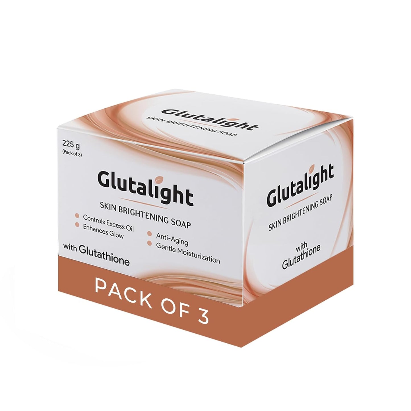 Glutalight Skin Lightening Soap - 75 gms (Pack of 3)