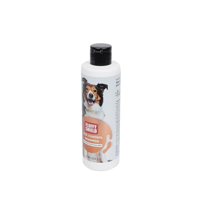 FluffyShield Tick Control Shampoo for Dogs & Cats | 250 Ml