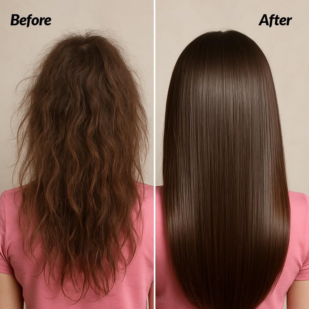 Beauty Garage Professional Hair Straightening, Smoothing Keratin Treatment For Silky, Smooth Natural Hair - Chocolate Formula From Gk (100 ML)