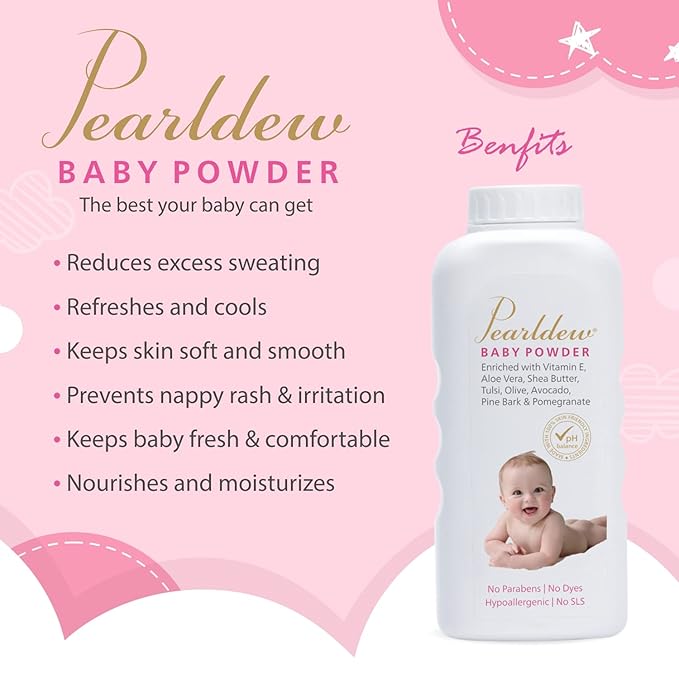 Pearldew Baby Powder - 100 Gms