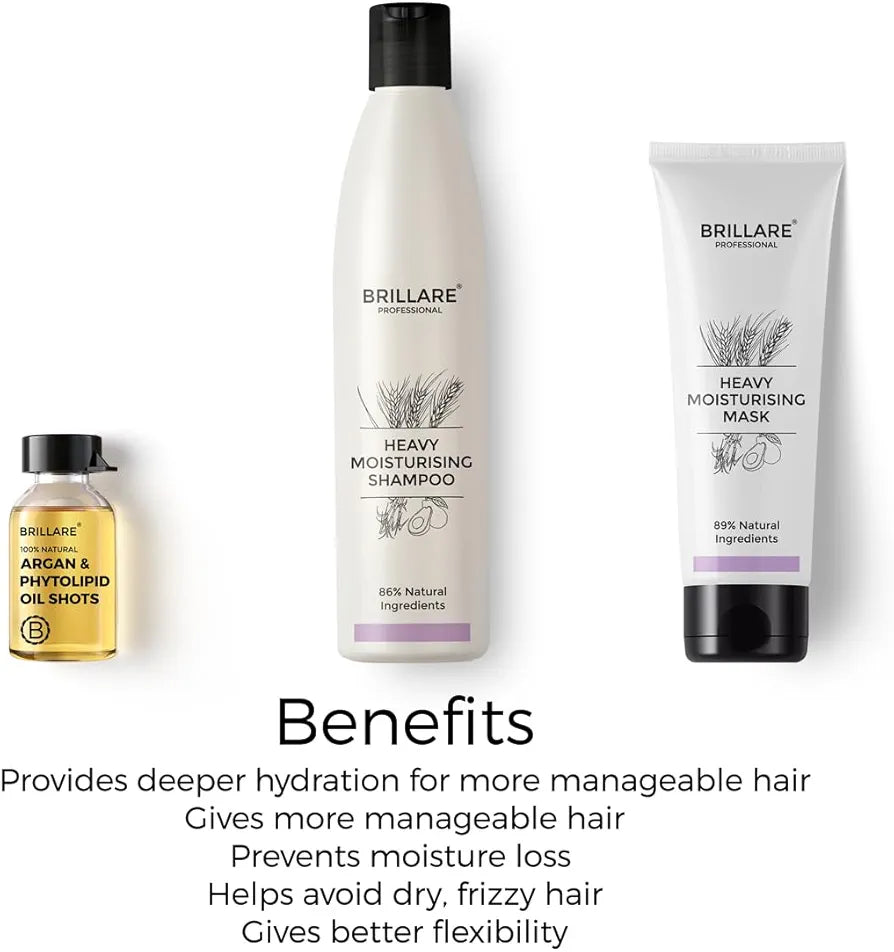 Brillare Anti Hair Fall Treatment Combo, Strengthens roots, Prevents Breakage & Reduces Hair Fall