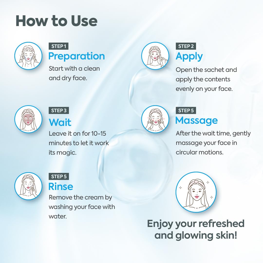 Raaga Professional DeTan Tan Removal Cream | Kojic & Milk | Reduces Tan, Dark Spots & Dullness | Dermatologically Tested, Peroxide & Sulphate Free - 72 g (12 g Ã— 6)