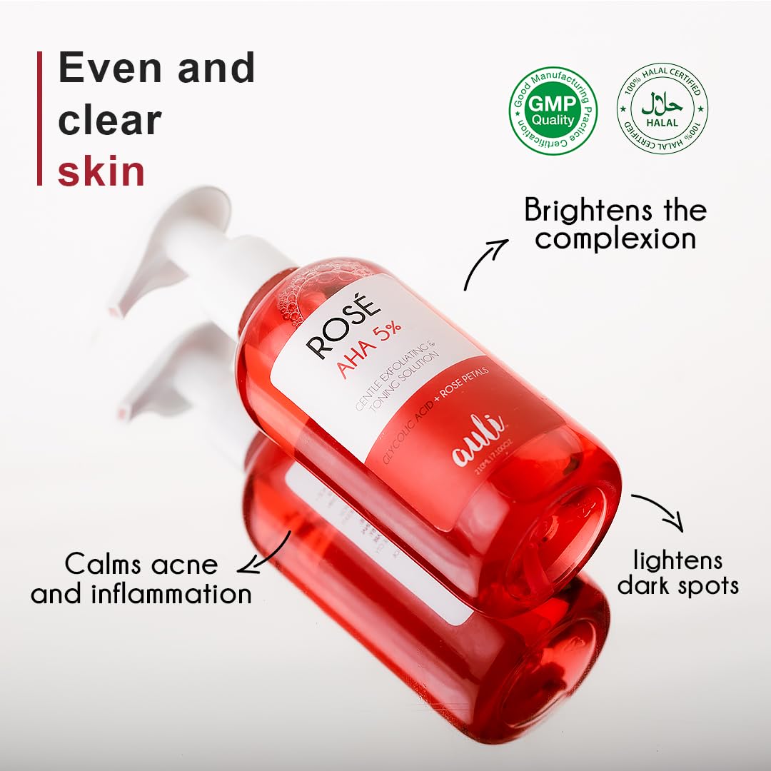 Auli AHA 5% Exfoliating Toner - 210 ml