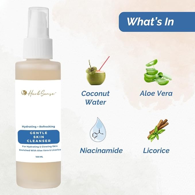 Herbsense Hydrating Gentle Skin Cleanser for Dry to Normal - 100 ml