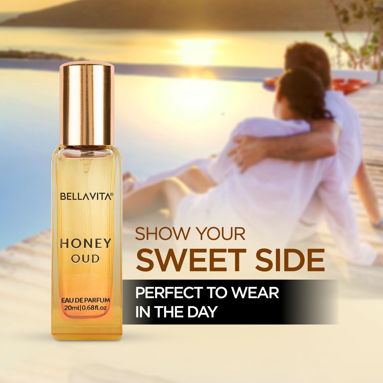 Bella Vita Luxury White Oud & Honey Oud | Long Lasting Perfume | Perfume for Man & Woman | EDP 2x20ml | Honey, Lemon & Patchouli | Premium Fragrance