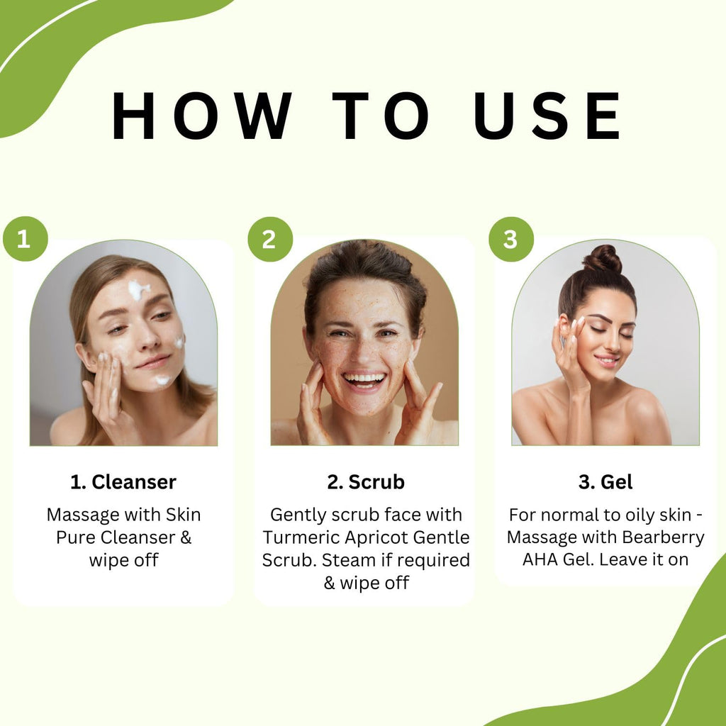 Aroma Treasures Skin Whitening Facial Kit - One-Time Use Kit for a Radiant Complexion - 30g