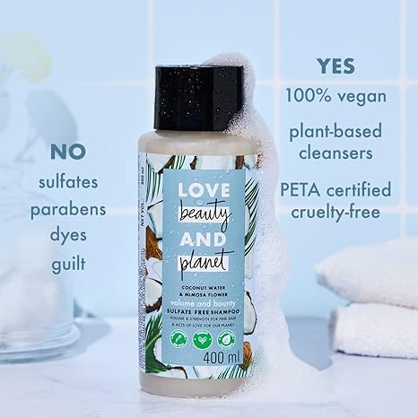 Love Beauty & Planet Coconut Water Sulfate Hair Volume Shampoo - 200 ml