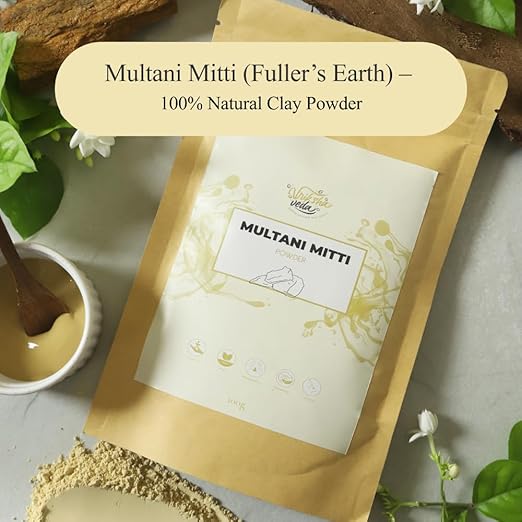 Vriksha Veda Multani Mitti Powder For Face Pack - 100 gms (Pack of 2)