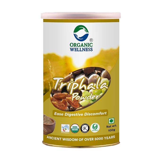 Organic Wellness Triphala Powder - 100 gms Tin