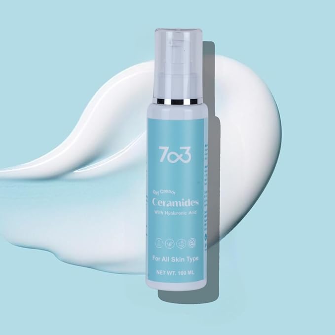 7o3 Hydrating Day Cream With Hyaluronic Acid & Ceramides – Lightweight Moisturizer for Dry to Very Dry Skin - 100 Ml