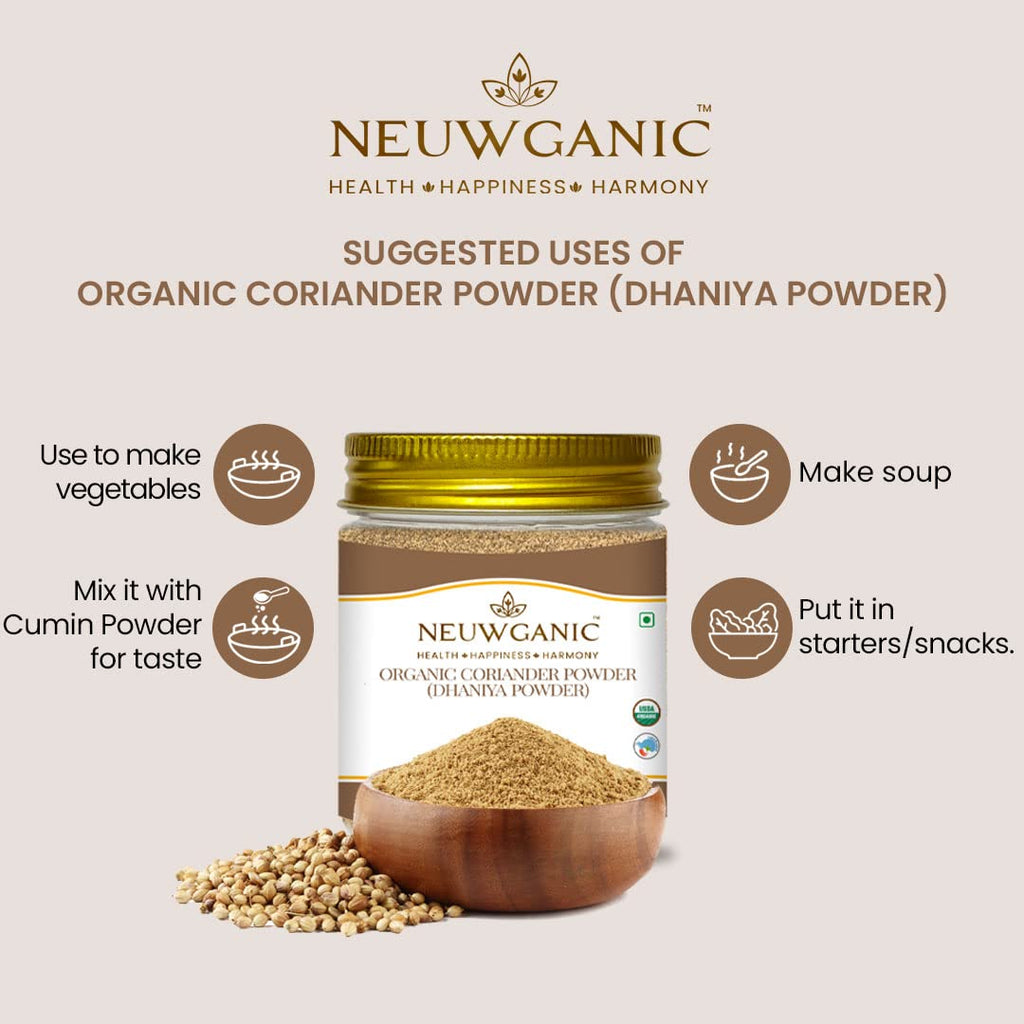 Neuwganic - Organic Corriander - Dhaniya Powder - 50 Grams