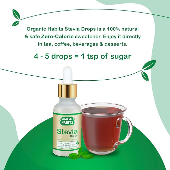 Organic Habits Stevia Drops - 30 ml