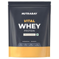 Nutrabay Gold Vital Whey Protein Powder for Beginners with Added Vitamins & Minerals â€“ Muscle Growth & Body Strength â€“ 1kg, Gourmet Vanilla | Easy to Digest | 100% Authentic Imported Clean Protein