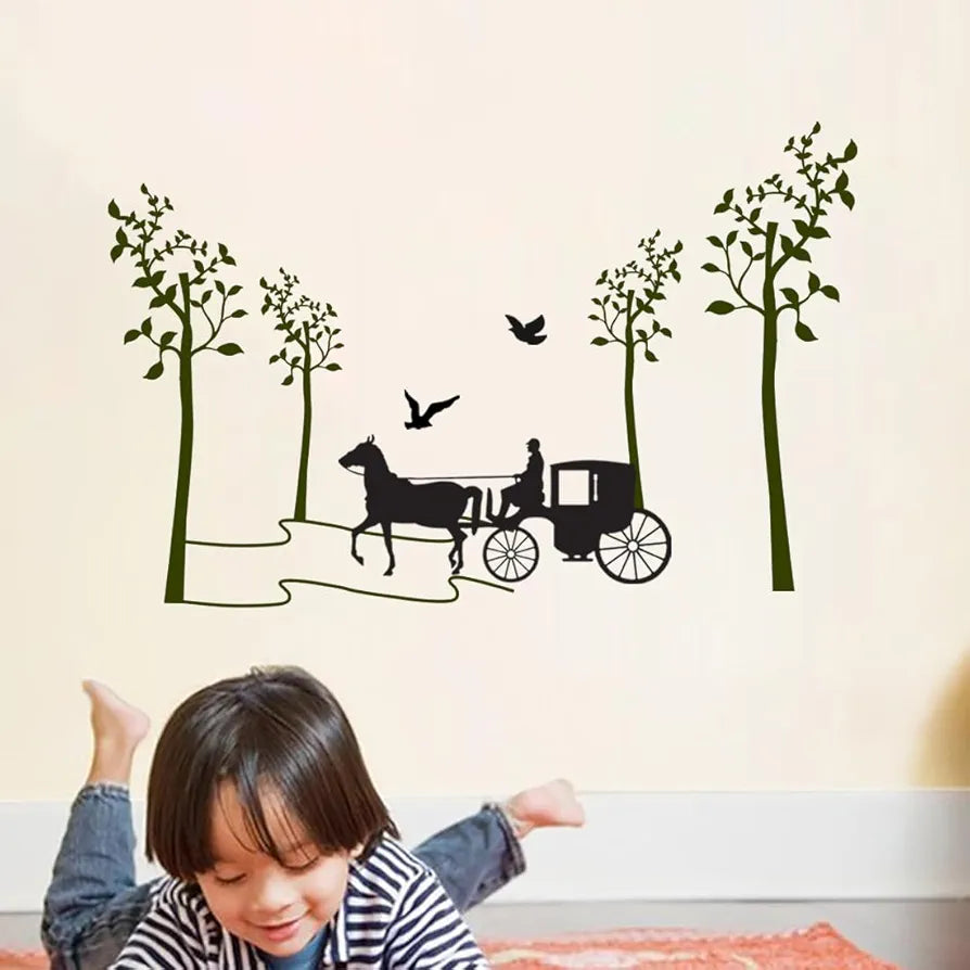 God & God's Vinyl Large Wall Reusable Self-adhesive Sticker Just Peel & Stick Size 50 or 60 Cm Code Gs183