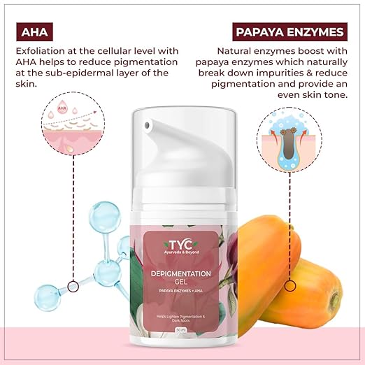 Tyc Depigmentation Gel with AHA and Papaya Enzymes - 50 ml