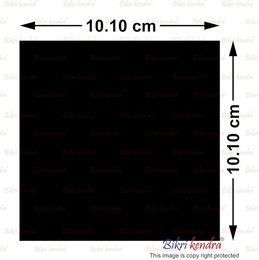 Bikri Kendra 60 Big Square Silver Mirror Stickers for Wall Acrylic Mirror Sticker 3D Acrylic
