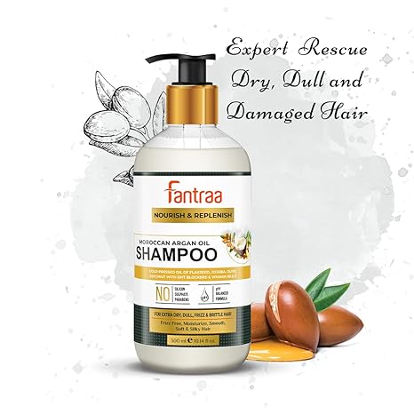 Fantraa Moroccan Argan Oil Shampoo - 300 ml