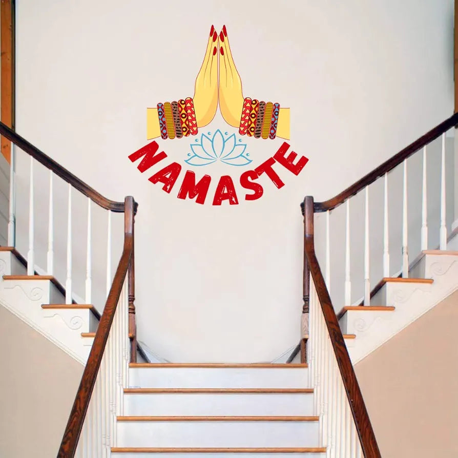 Rangoli White Glossy Vinyl Wall Sticker Premium Self-Adhesive Waterproof Parent-4 Design-3