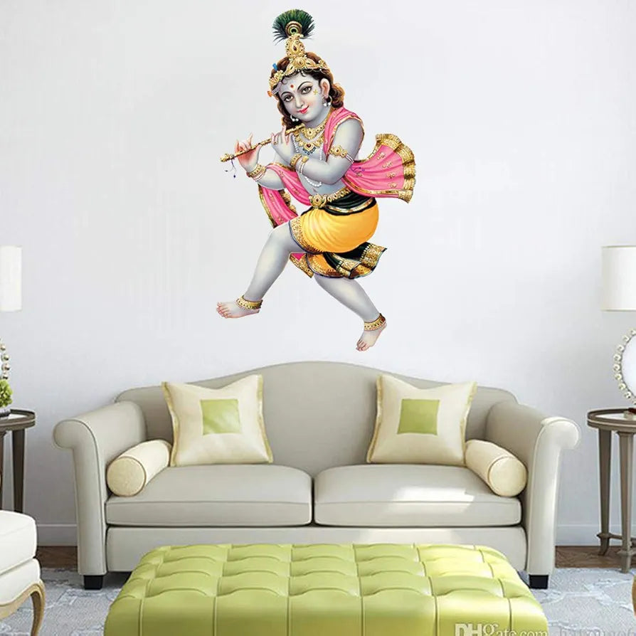 Rangoli White Glossy Vinyl Wall Sticker Premium Self-Adhesive Waterproof Parent-6 Design-20