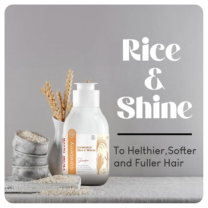 Careberry Rice & Wheat Volumizing Shampoo - 100 ml