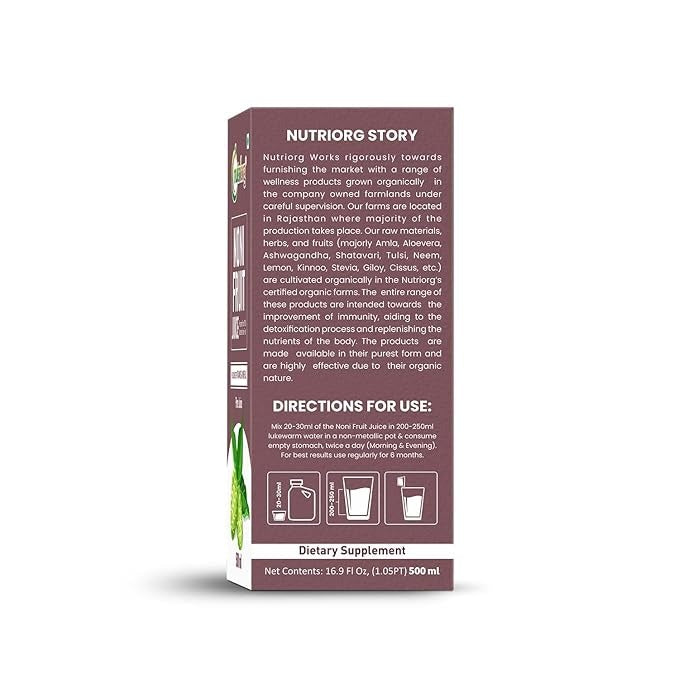 Nutriorg Noni Juice - 500 ml