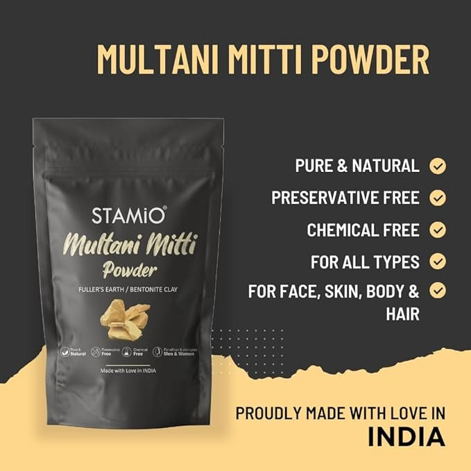 Stamio Multani Mitti Powder - 750 gms