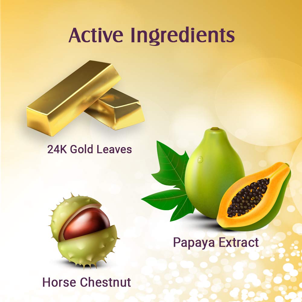 Lotus Herbals Radiant Gold Cellular Glow Facial Kit - 37 gms