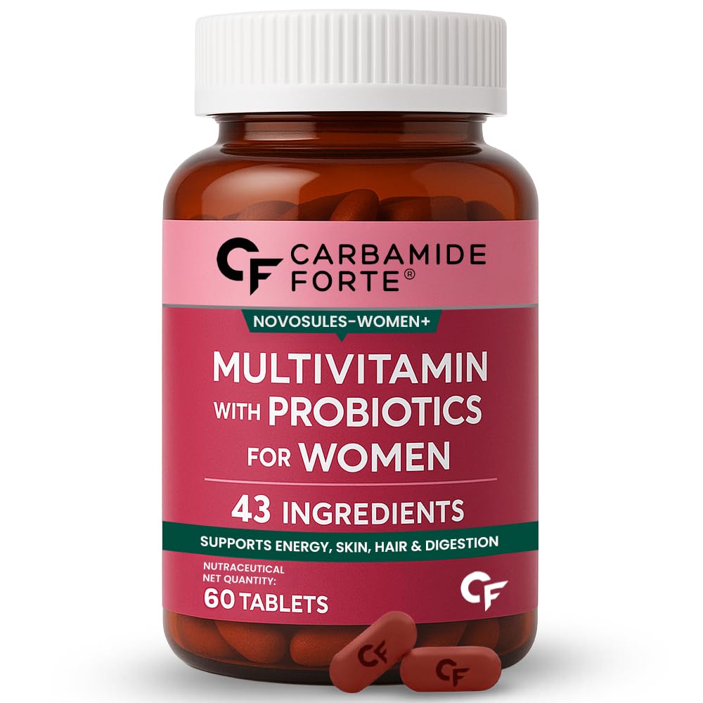 Carbamide Forte Multivitamin Tablets for Women with 43 Ingredients -60 Veg Tablets
