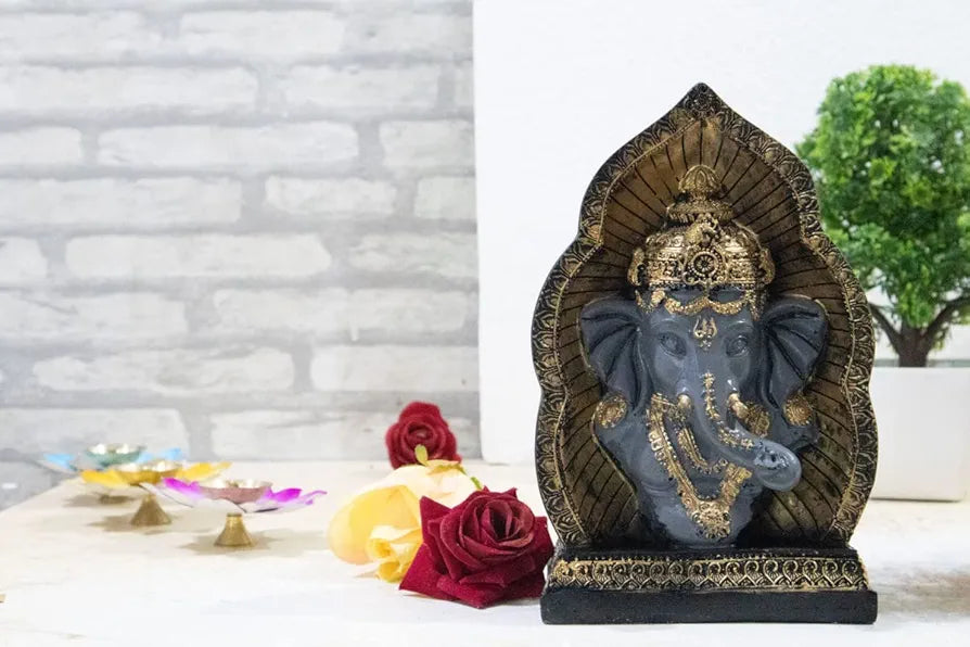 Jaipur Ace Beautiful Vinayak Ji Shri Ganesh Size - 6 X 6 X 15 Cm Cave Ganesha