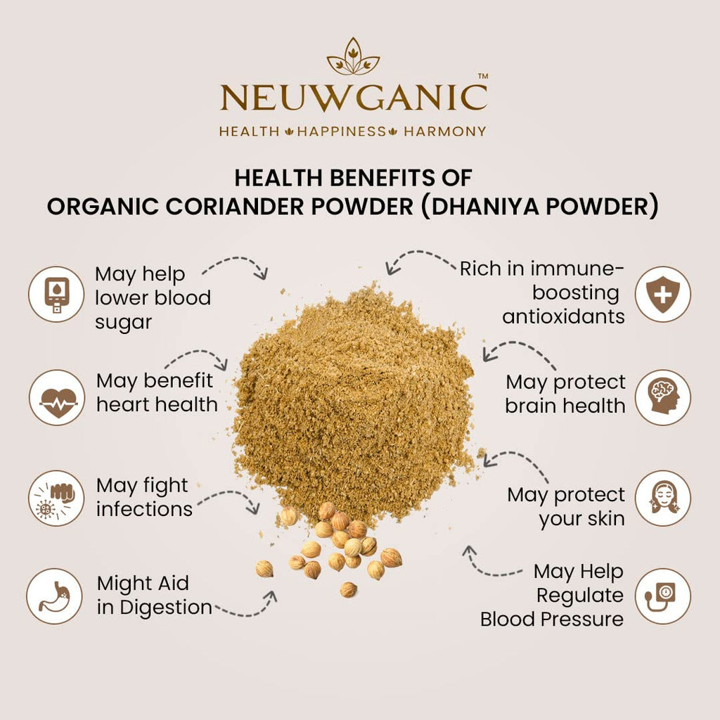 Neuwganic - Organic Corriander - Dhaniya Powder - 50 Grams