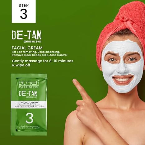 Biofresh Herbals D-Tan Facial Kit Pack - 46 gms Each (Pack of 2)