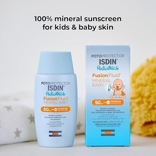 ISDIN Fotoprotector Pediatrics Fusion Fluid Mineral Baby SPF 50 - 50 ml