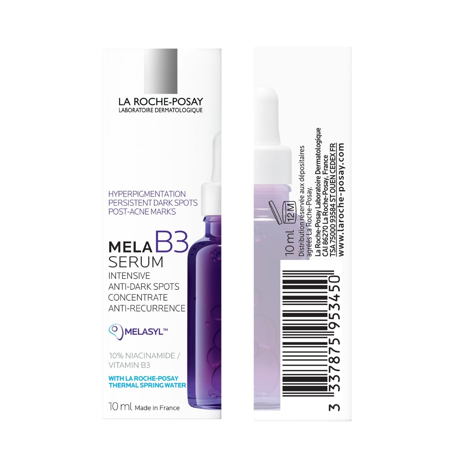 La Roche-Posay Mela B3 Anti-Dark Spot Serum |Corrects Pigmentation, Sun Spots, Age Spots & Post-Acne Marks with Melasyl + 10% Niacinamide for even skin, 10 ml